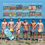 Sons of the Beach - Signed Wall Calendar 2015